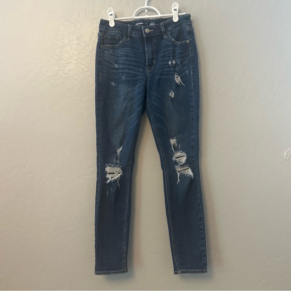 Old Navy Denim - Old Navy high rise rockstar super skinny distressed jeans size 4